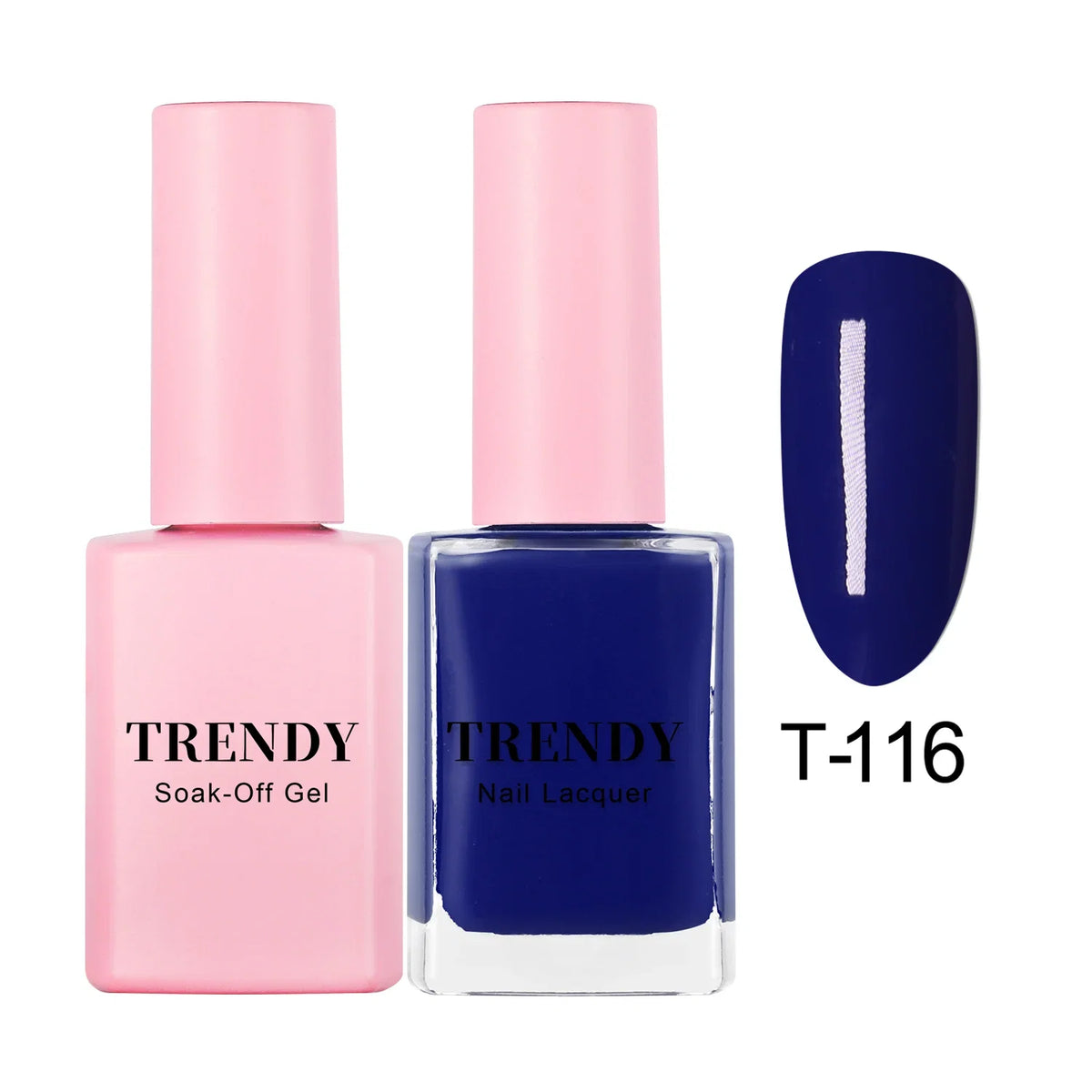 T-116 DENIM BLACK | TRENDY DUO GEL & LACQUER
