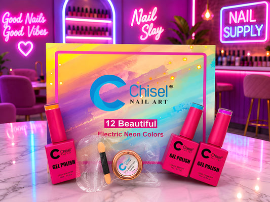 Chisel Electric Neon Collection (Bundle Gel + Dip)