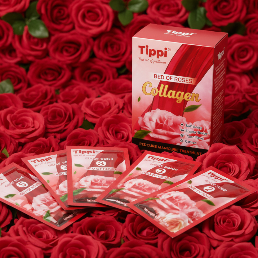 Tippi Collagen Pedi in a Box 4in1 - Bed of Roses