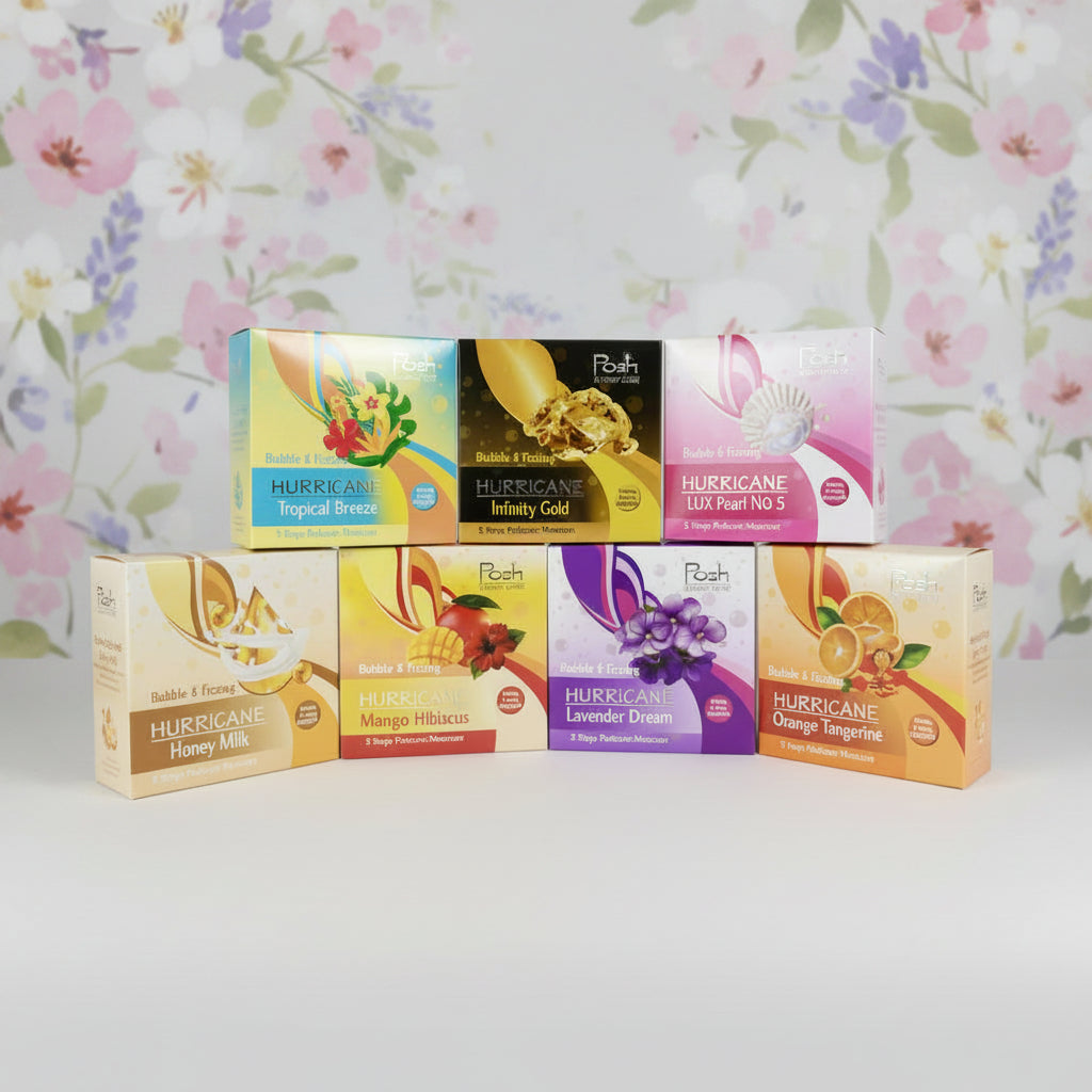 POSH HURRICANE 5-IN-1 BUBBLE & FIZZING - INFINITY GOLD