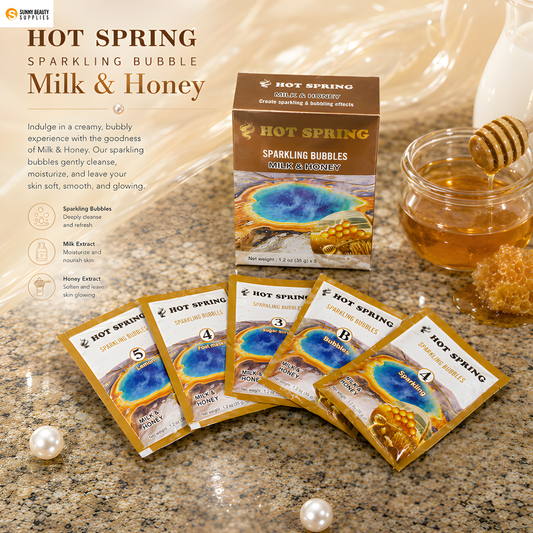 Hot Spring Sparkling Bubbles 5in1 Milk & Honey