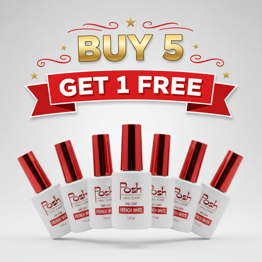 POSH FRENCH WHITE GEL POLISH 0.5OZ.