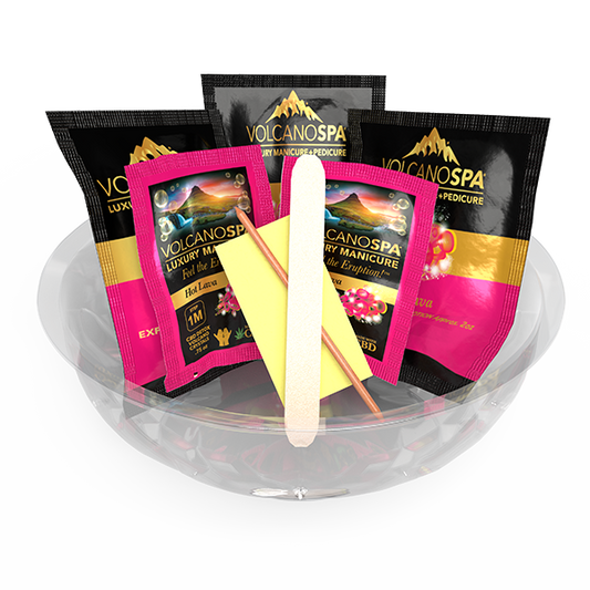 VOLCANO SPA LUXURY MANICURE IN A BOWL | HOT LAVA
