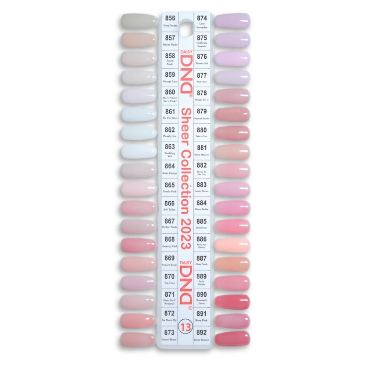 DND DUO TRAY NO.13 (SET OF 36 COLORS)