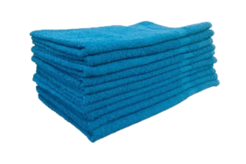 TEAL PREMIUM 100% COTTON TOWELS 16X27 - 12PCS/BAG
