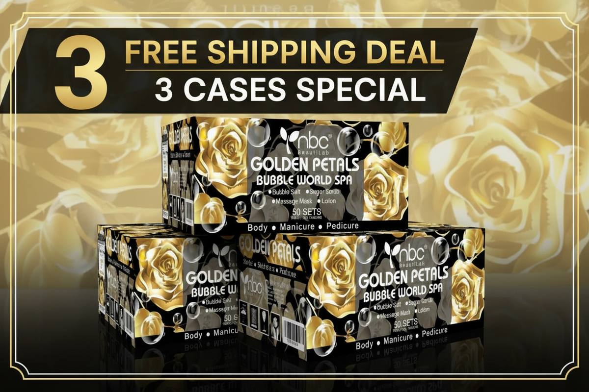 NBC 4-IN-1 BUBBLE WORLD SPA - GOLDEN PETALS