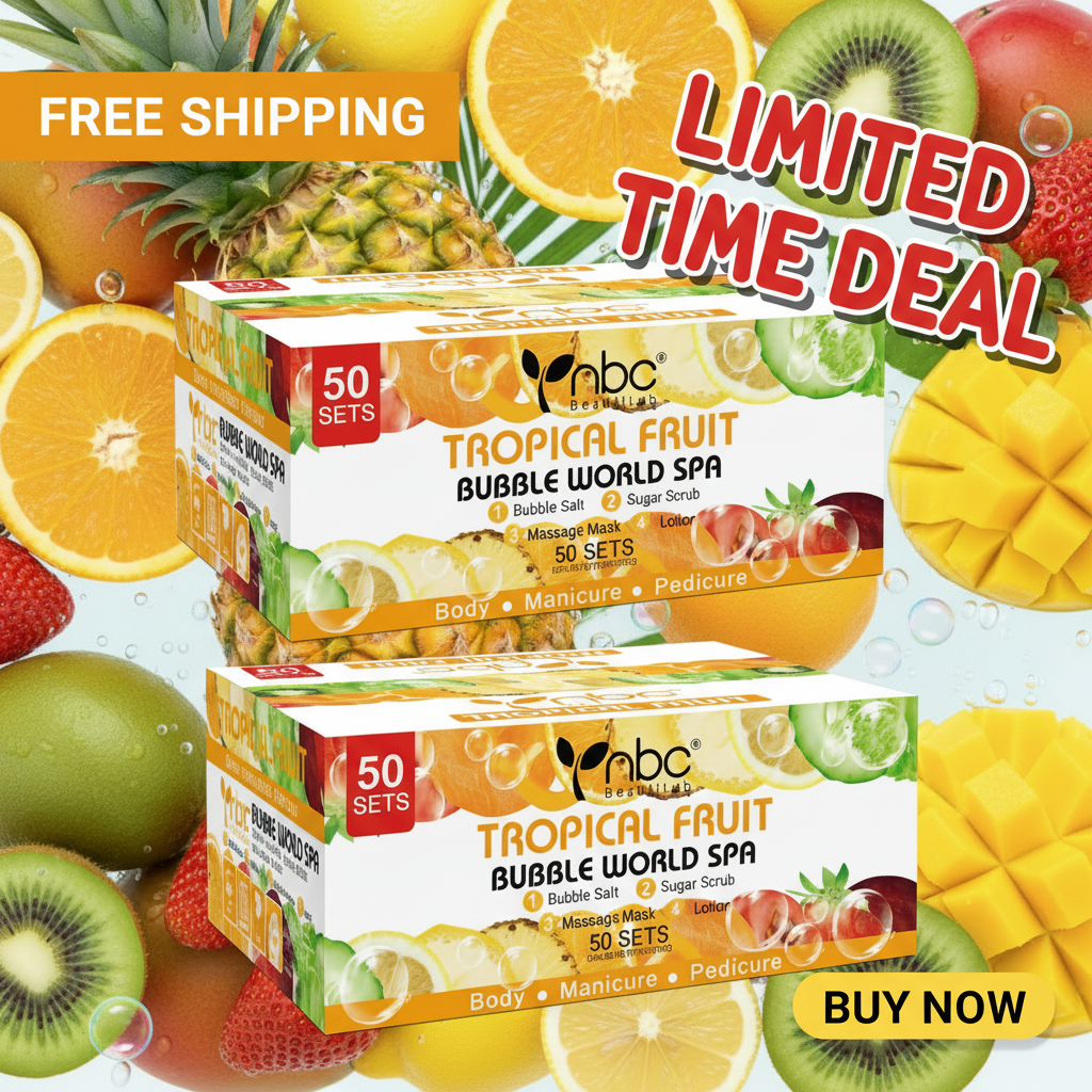 NBC 4-IN-1 BUBBLE WORLD SPA - TROPICAL FRUIT