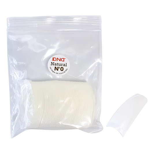 DND NATURAL NAIL TIPS - SIZE 0