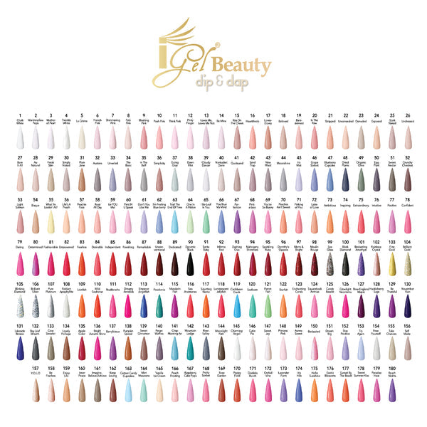 IGEL LB POWDER PROFESSIONAL COLLECTION (LB001-LB180)