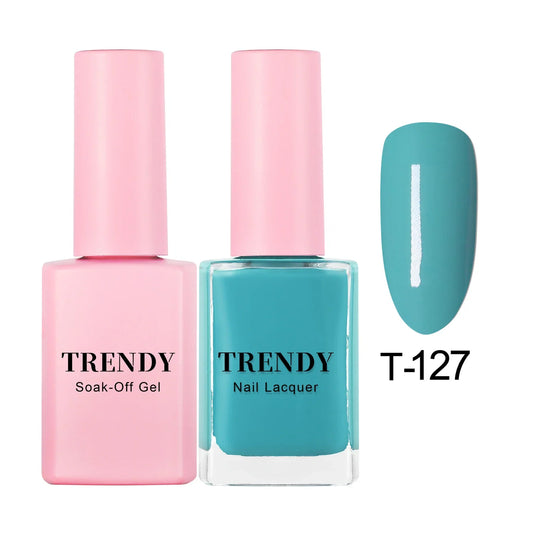 T-127 OCEAN MOTION | TRENDY DUO GEL & LACQUER