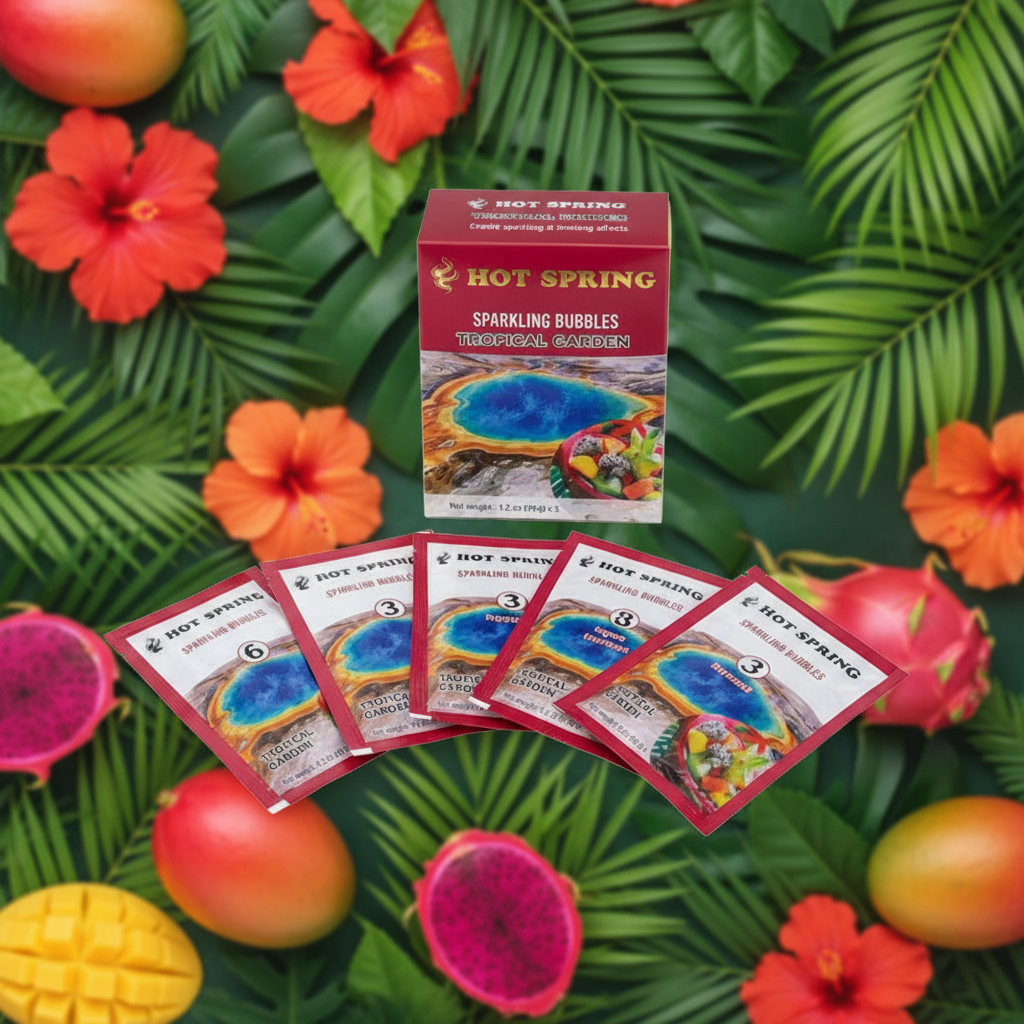 Hot Spring Sparkling Bubbles 5in1 Tropical Garden