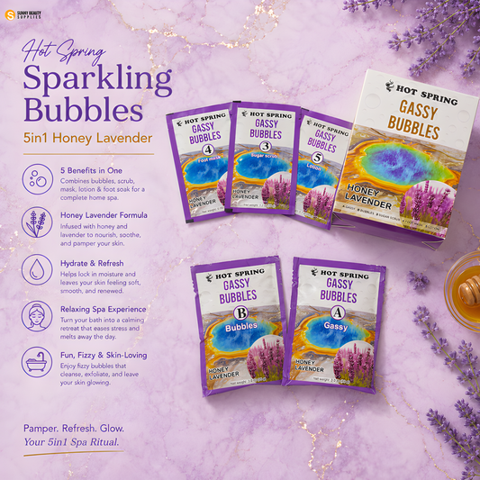 Hot Spring Sparkling Bubbles 5in1 Honey Lavender