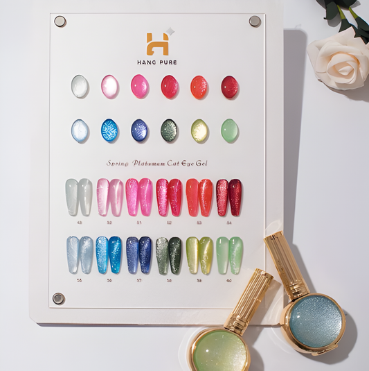 HANG SPRING PLATINUM CAT EYE COLLECTION - 12 COLORS