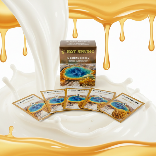 Hot Spring Sparkling Bubbles 5in1 Milk & Honey