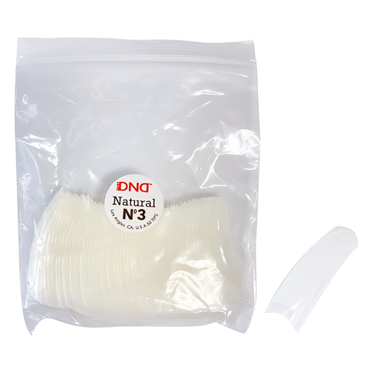 DND NATURAL NAIL TIPS - SIZE 3