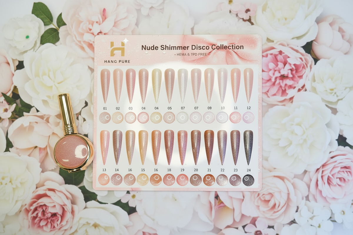 HANG NUDE SHIMMER DISCO GEL COLLECTION - 24 COLORS