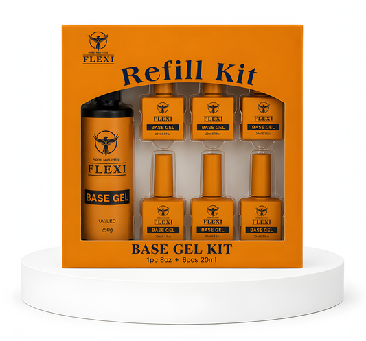 Phoenix - Flexi Base Coat (Super Base) - Kit 8oz Free 6 (0.7oz)