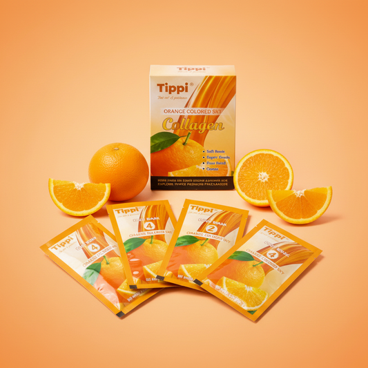 Tippi Collagen Pedi in a Box 4in1 - Orange Colored Sky