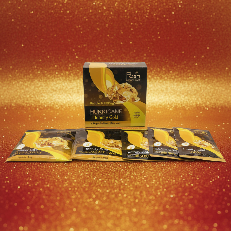 POSH HURRICANE 5-IN-1 BUBBLE & FIZZING - INFINITY GOLD