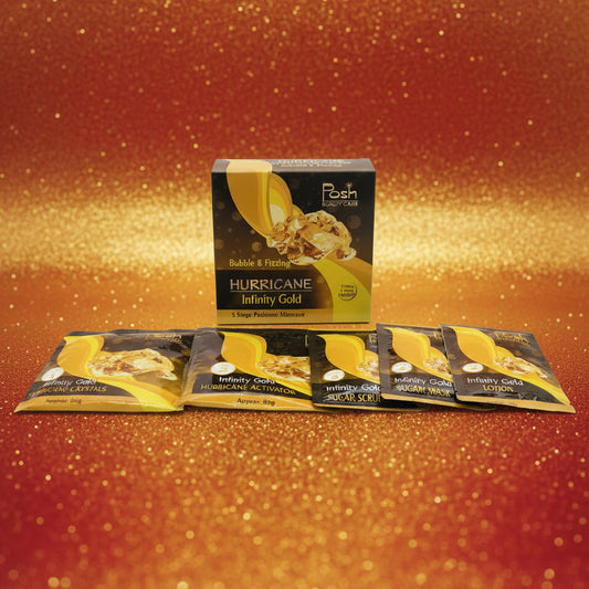 POSH HURRICANE 5-IN-1 BUBBLE & FIZZING - INFINITY GOLD