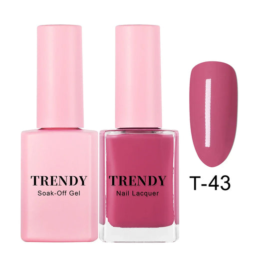 T-43 CONFETTI | TRENDY DUO GEL & LACQUER