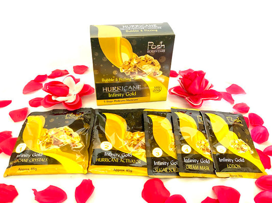 POSH HURRICANE 5-IN-1 BUBBLE & FIZZING - INFINITY GOLD