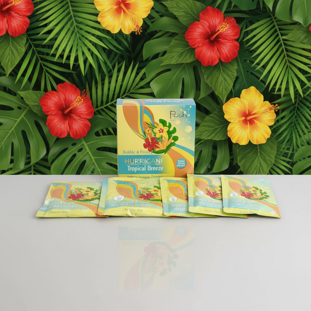 POSH HURRICANE 5-IN-1 BUBBLE & FIZZING - TROPICAL BREEZE