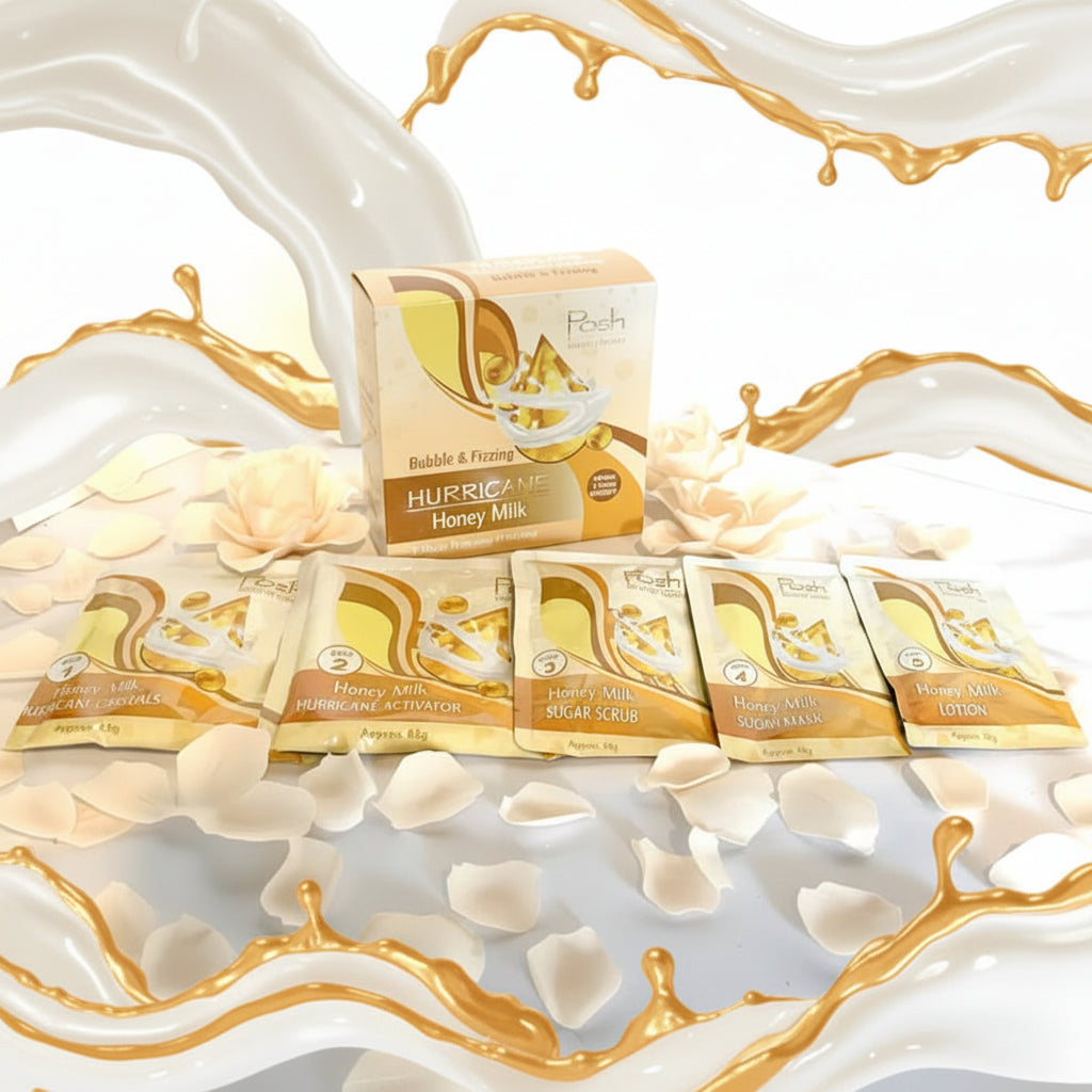 POSH HURRICANE 5-IN-1 BUBBLE & FIZZING - HONEY MILK