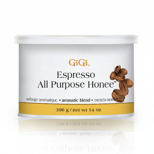 GIGI ESPRESSO ALL PURPOSE HONEE HAIR REMOVAL WAX 14 OZ.