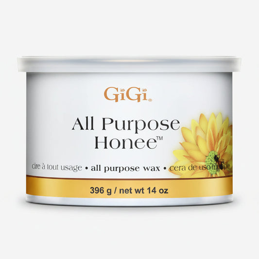 GIGI ALL PURPOSE HONEE HAIR REMOVAL WAX 14OZ.