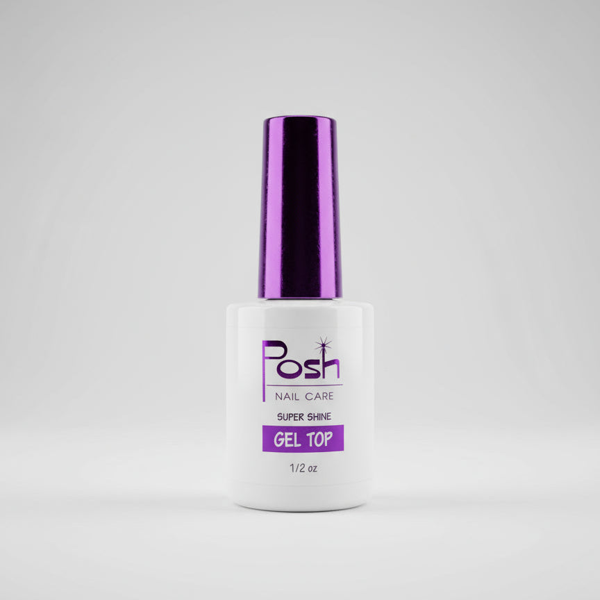 POSH SUPER SHINE NON CLEANSE GEL TOP COAT 0.5OZ.