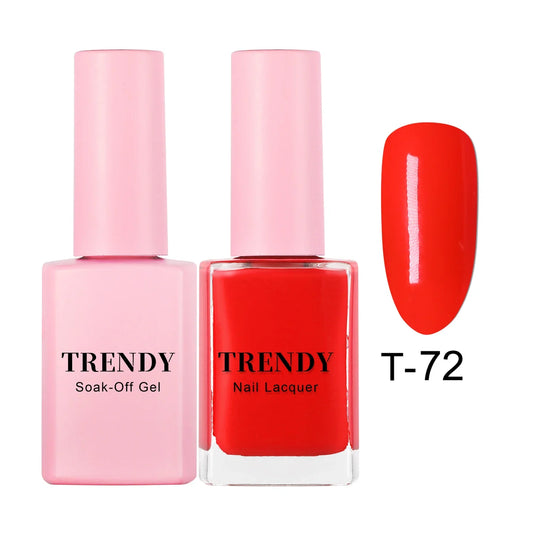 T-72 CHERRY PIE | TRENDY DUO GEL & LACQUER