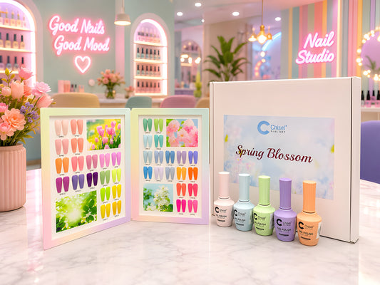 Chisel Spring Blossom (Gel Collection - Dip Powder Collection - Bundle Gel + Dip)