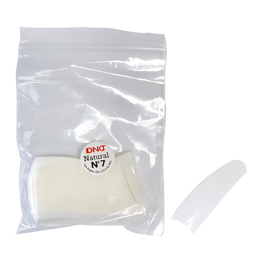 DND NATURAL NAIL TIPS - SIZE 7