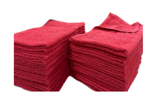 PREMIUM 100% COTTON TOWELS 16X27 - 12PCS/BAG