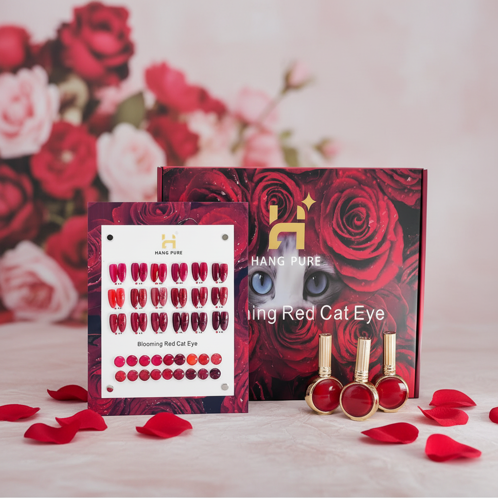 HANG BLOOMING RED CAT EYE COLLECTION - 18 COLORS