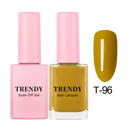 T-96 BURNT PEANUT | TRENDY DUO GEL & LACQUER