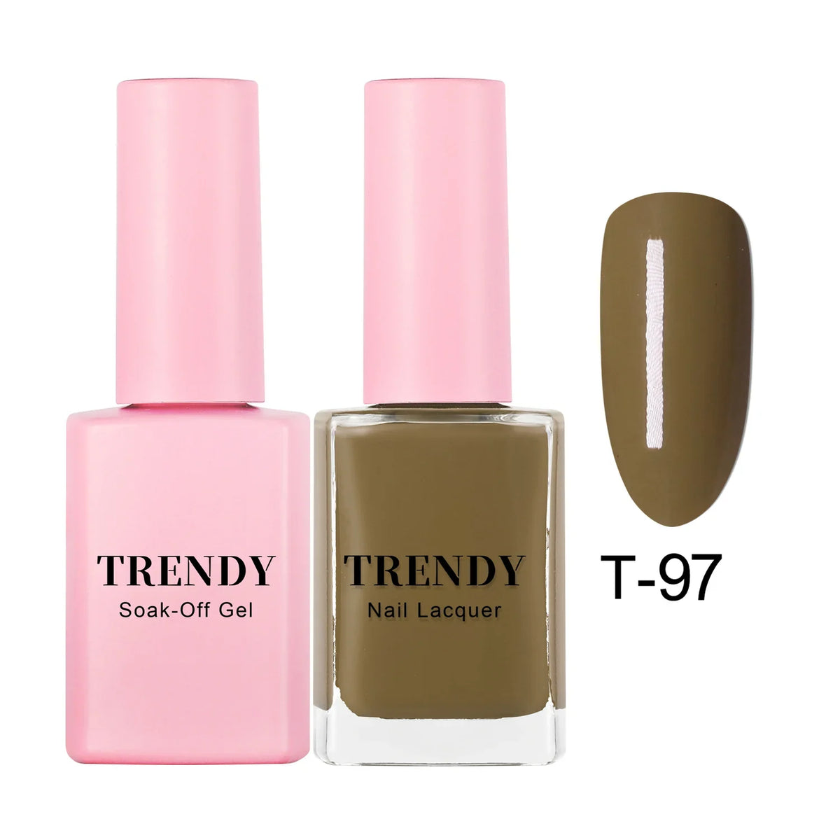T-97 JELLO GREEN | TRENDY DUO GEL & LACQUER