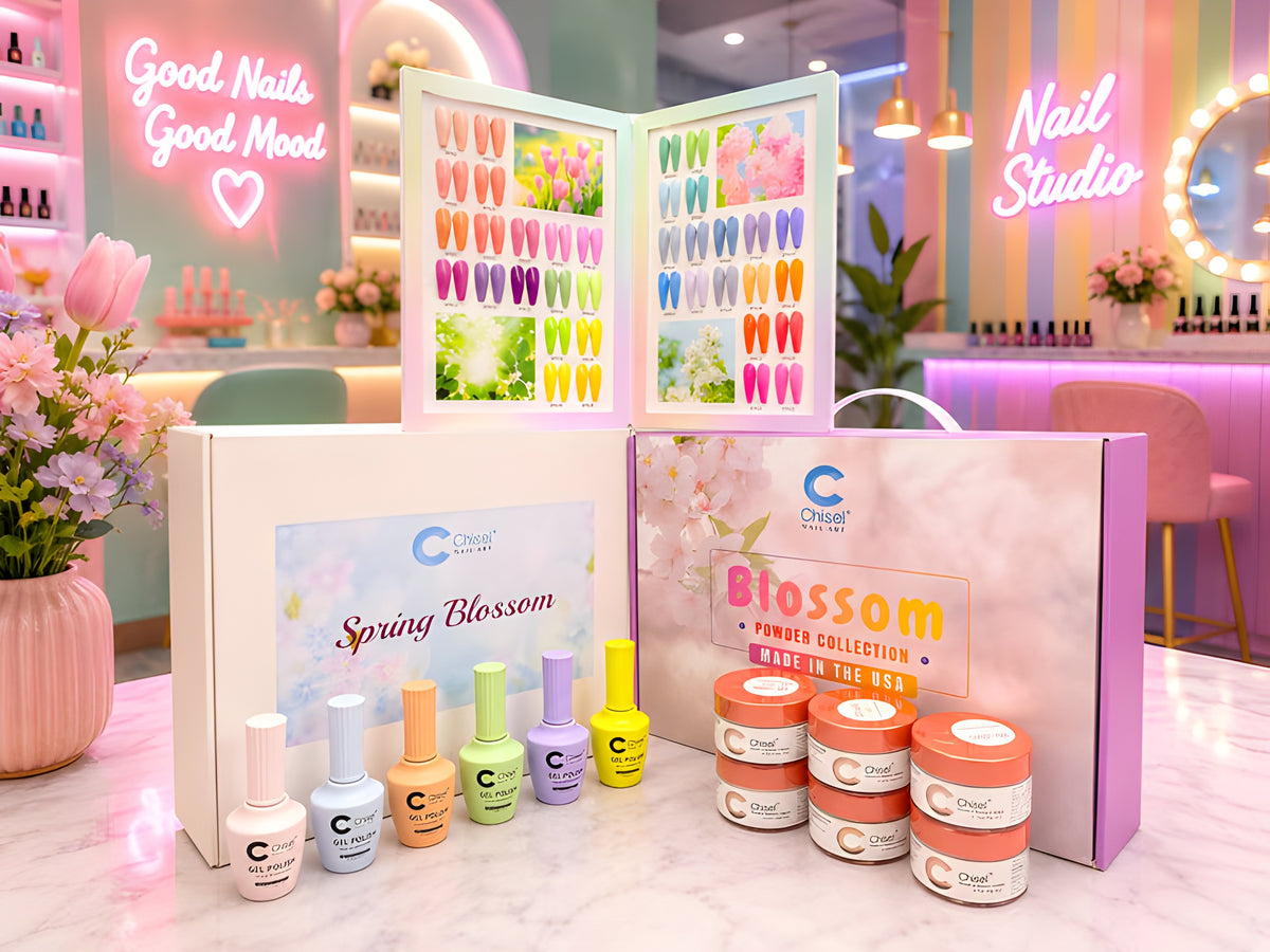Chisel Spring Blossom (Gel Collection - Dip Powder Collection - Bundle Gel + Dip)