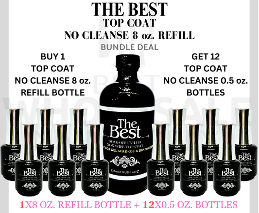 THE BEST GEL NO CLEANSE TOP COAT