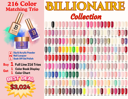 Billionaire Matching Trio 4-in-1 Collection - 216 Colors