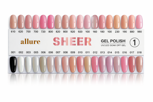 ALLURE SHEER COLLECTION - 36 COLORS