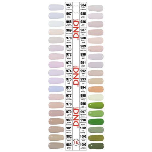 DND DUO TRAY NO.16 (SET OF 36 COLORS)