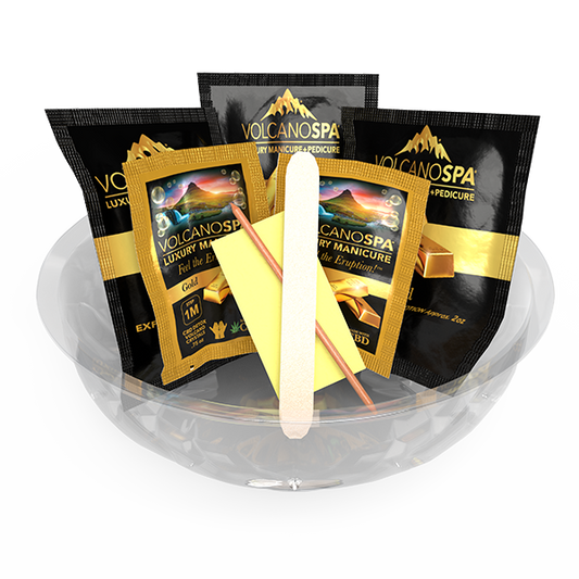VOLCANO SPA LUXURY MANICURE IN A BOWL | GOLD