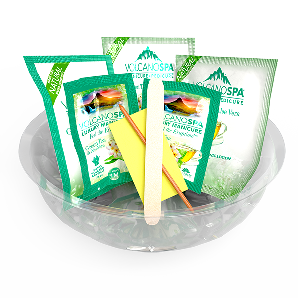 VOLCANO SPA LUXURY MANICURE IN A BOWL | GREEN TEA