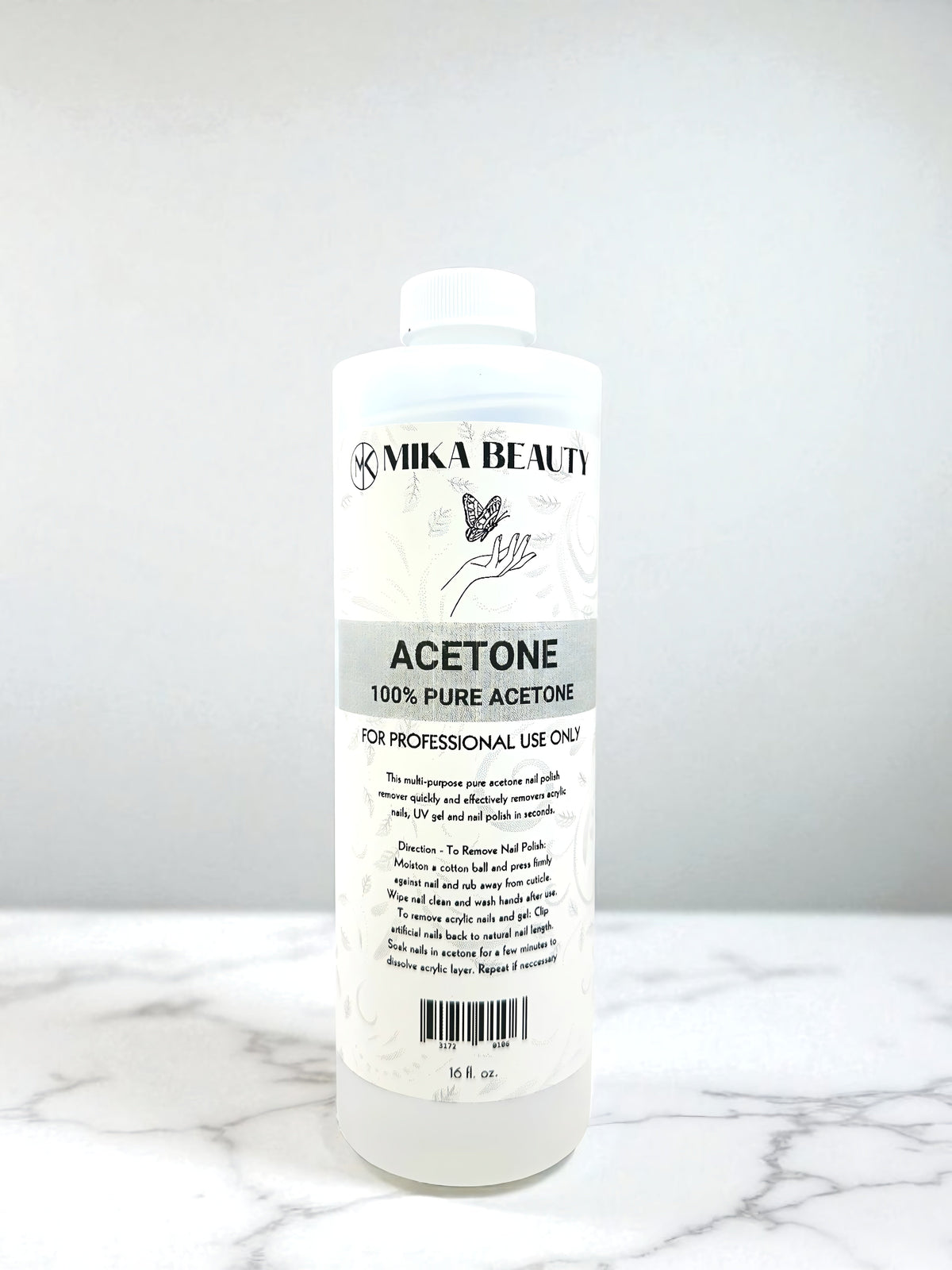 MIKA BEAUTY ACETONE - 100% PURE ACETONE