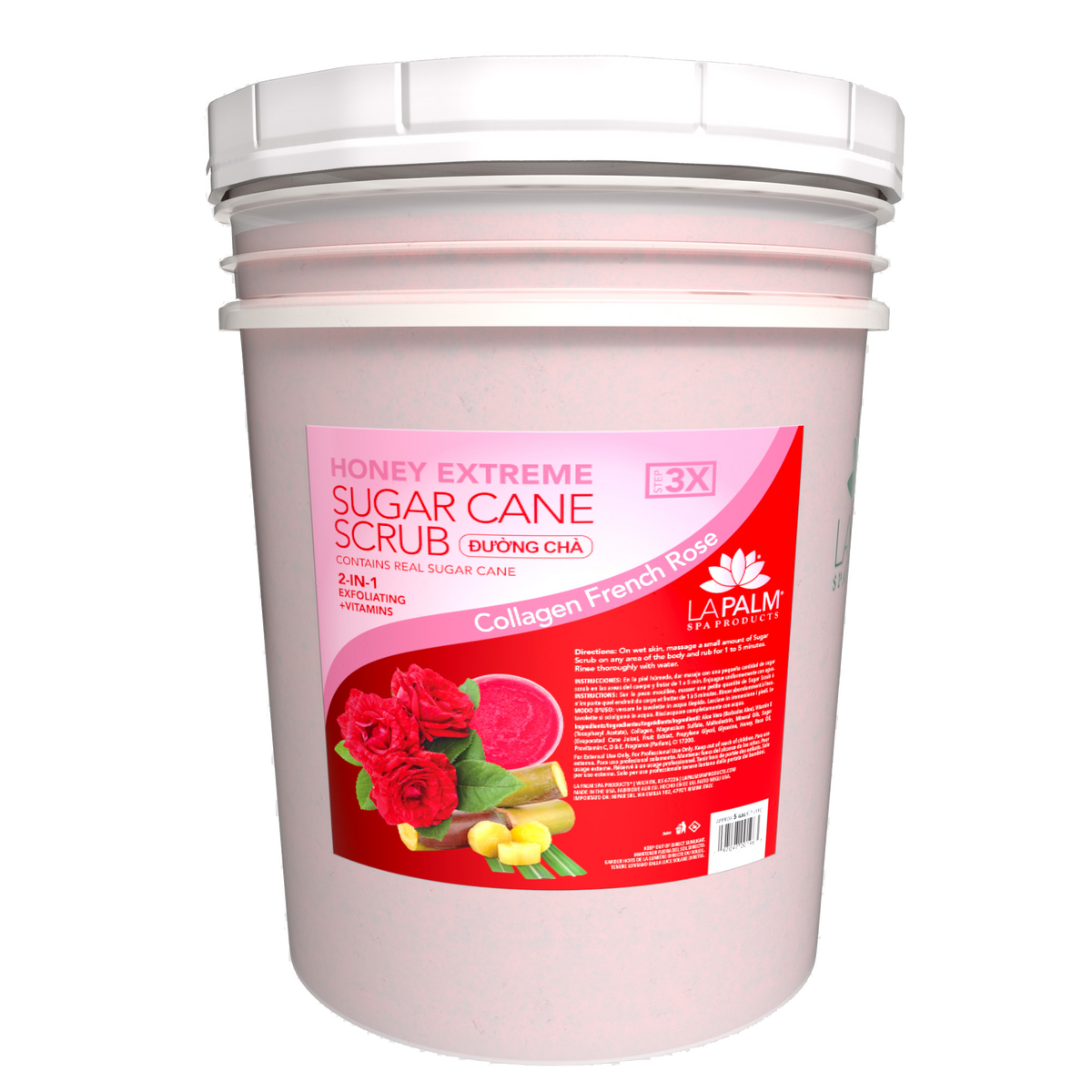 LAPALM HONEY EXTREME SUGAR CANE SCRUB (5gallons/bucket)