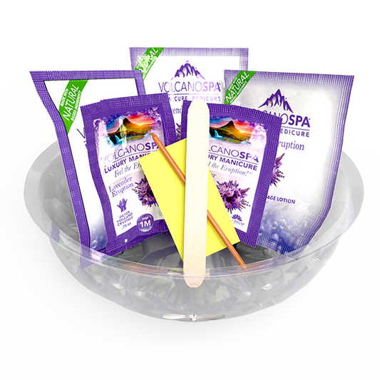 VOLCANO SPA LUXURY MANICURE IN A BOWL | LAVENDER ERUPTION