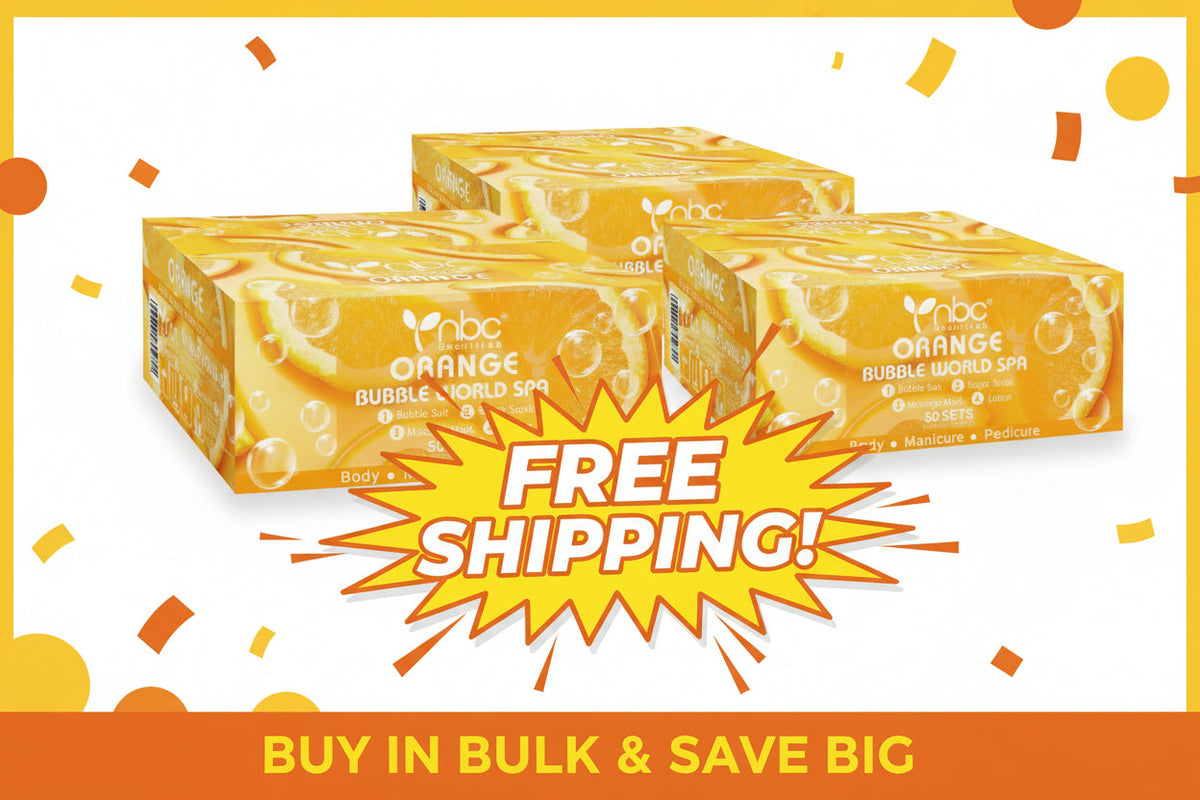 NBC 4-IN-1 BUBBLE WORLD SPA - ORANGE
