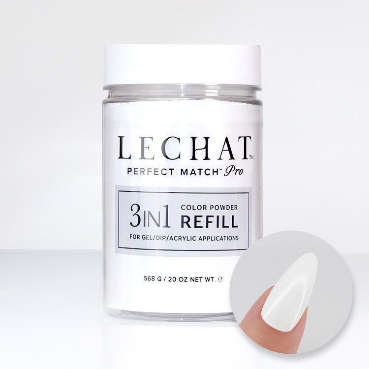 LECHAT PRO POWDER 007 -  PRISTINE WHITE 20OZ. REFILL